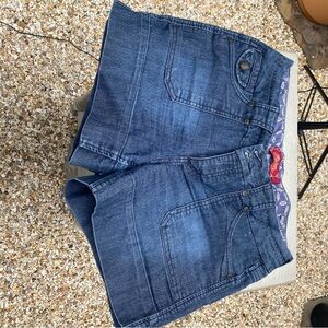 Blue Denim Shorts